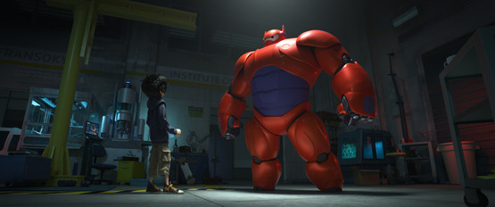 Film still from the animated film Big Hero 6