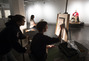 Students paticipating in Wednesday night pay-as-you-go Life Drawing. 