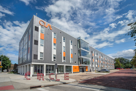 Exterior Shot of Euclid 117 Residence Hall
